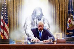 King Jesus President Trump Meme Template