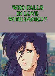 who falls in love with sanko ? Meme Template