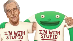 Jeffrey Epstein and Mr Frog Meme Template