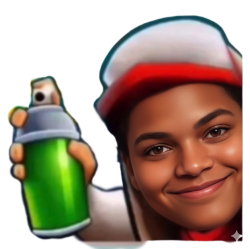 BSM PNG offensive memes quora girl with spray can Meme Template