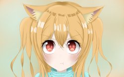 Pouty Catgirl Meme Template