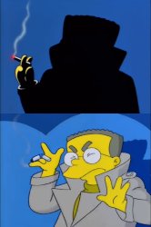 Smithers Headlight Meme Template