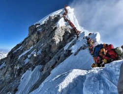 The Death Zone (Mount Everest) Meme Template