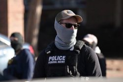 ICE thugs masks police MAGA 1/6 militia pardon Meme Template