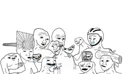 brainlet group Meme Template