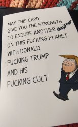 Trump birthday card Meme Template