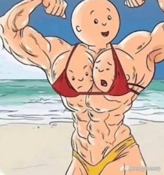 Sturdy Caillou Meme Template