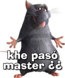 que paso master Meme Template