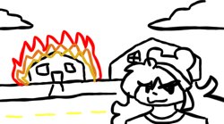 Disaster Allie (Arson) Meme Template