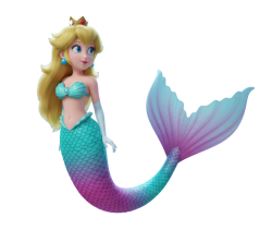 mermaid peach Meme Template