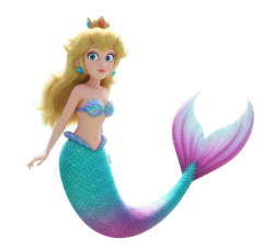 Mermaid peach Meme Template