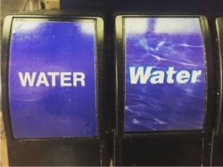 Water, or WATER Meme Template