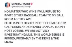 Trump being a baby Meme Template