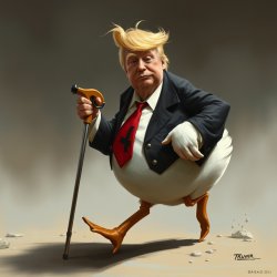 Donald Trump, the Lame Duck Meme Template