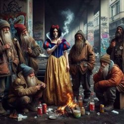 Snow & 7 Thugs Meme Template