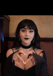 Nice goth chick blank Meme Template