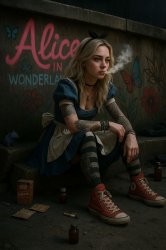 Down the Rabbit Hole Meme Template