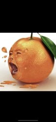 Crying Orange Meme Template