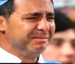Man crying after Argentina lost Meme Template