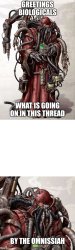 By the Omnissiah (better) Meme Template