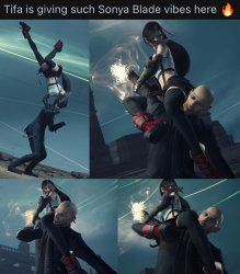 Tifa Lockhart Sexy Arm Bar Meme Template