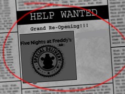 FNaF ar remastered teaser 2 Meme Template