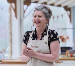 Tamara from Canadian Baking Show Meme Template