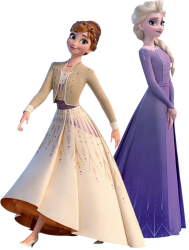 Anna and Elsa (Fall Dresses) Meme Template