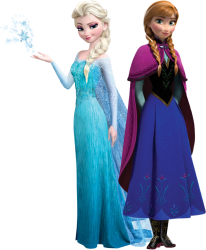 Anna and Elsa (Frozen) PNG Meme Template
