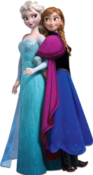 Anna and Elsa (Frozen) PNG Meme Template