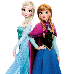 Anna and Elsa (Frozen) PNG Meme Template