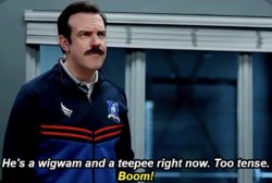 Ted lasso wigwam in a teepee Meme Template