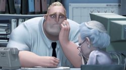 MR. INCREDIBLE OFFICE Meme Template