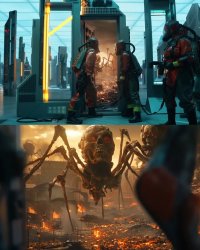 Peacemaker skullspiders Meme Template