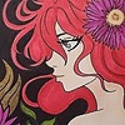 Red hair anime Meme Template