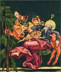 st anthony tormented by the demons Meme Template