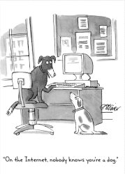 On the internet nobody knows you're a dog Meme Template