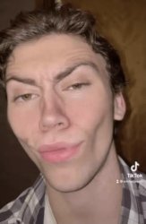 Mogging Meme Template