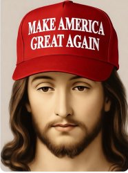 MAGA Jesus Meme Template