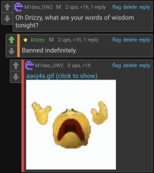 Banned indefinitely. Meme Template