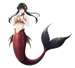 mermaid yor forger Meme Template