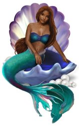 black ariel Meme Template