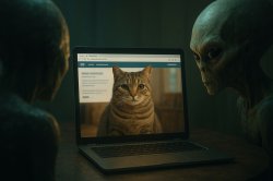 Aliens and Cats Meme Template