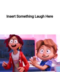 Katie and Aaron Mitchell Laugh At Who/What Meme Template