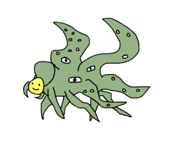 Shoggoth Smile Mask Meme Template