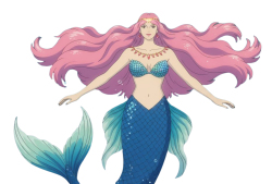 mermaid goddess Meme Template
