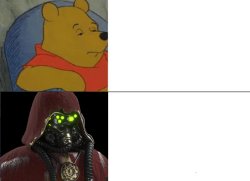 Pooh Tech Priest Meme Template