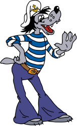 Wolf dresses sailor outfit Meme Template