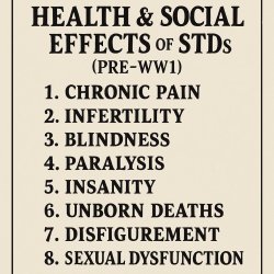 Top 10 Negative Health & Social Effects of STDs (Pre-WW1) Meme Template