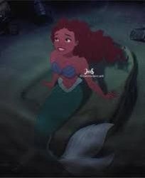 black ariel Meme Template